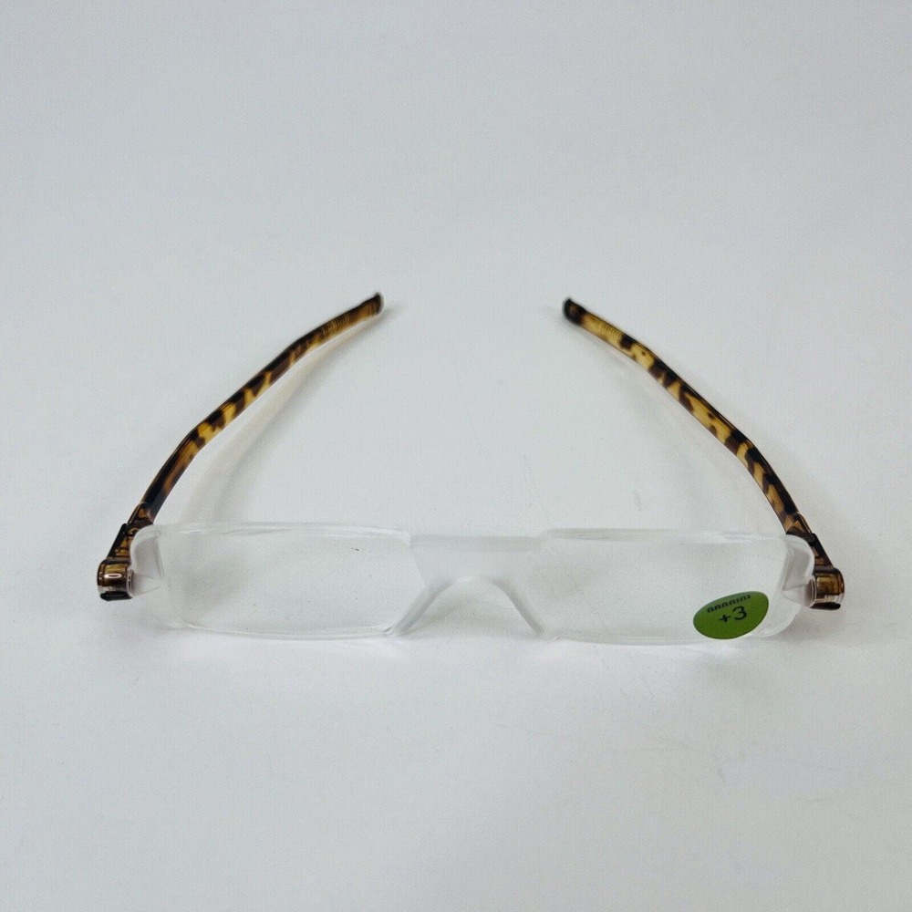 Nannini Compact Thin Folding Travel Reading Glasses‎ +3 Made in Italy
